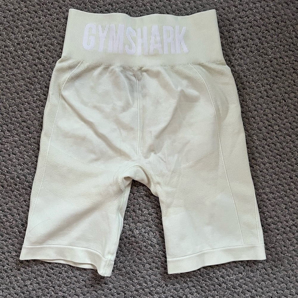 Yellow biker shorts